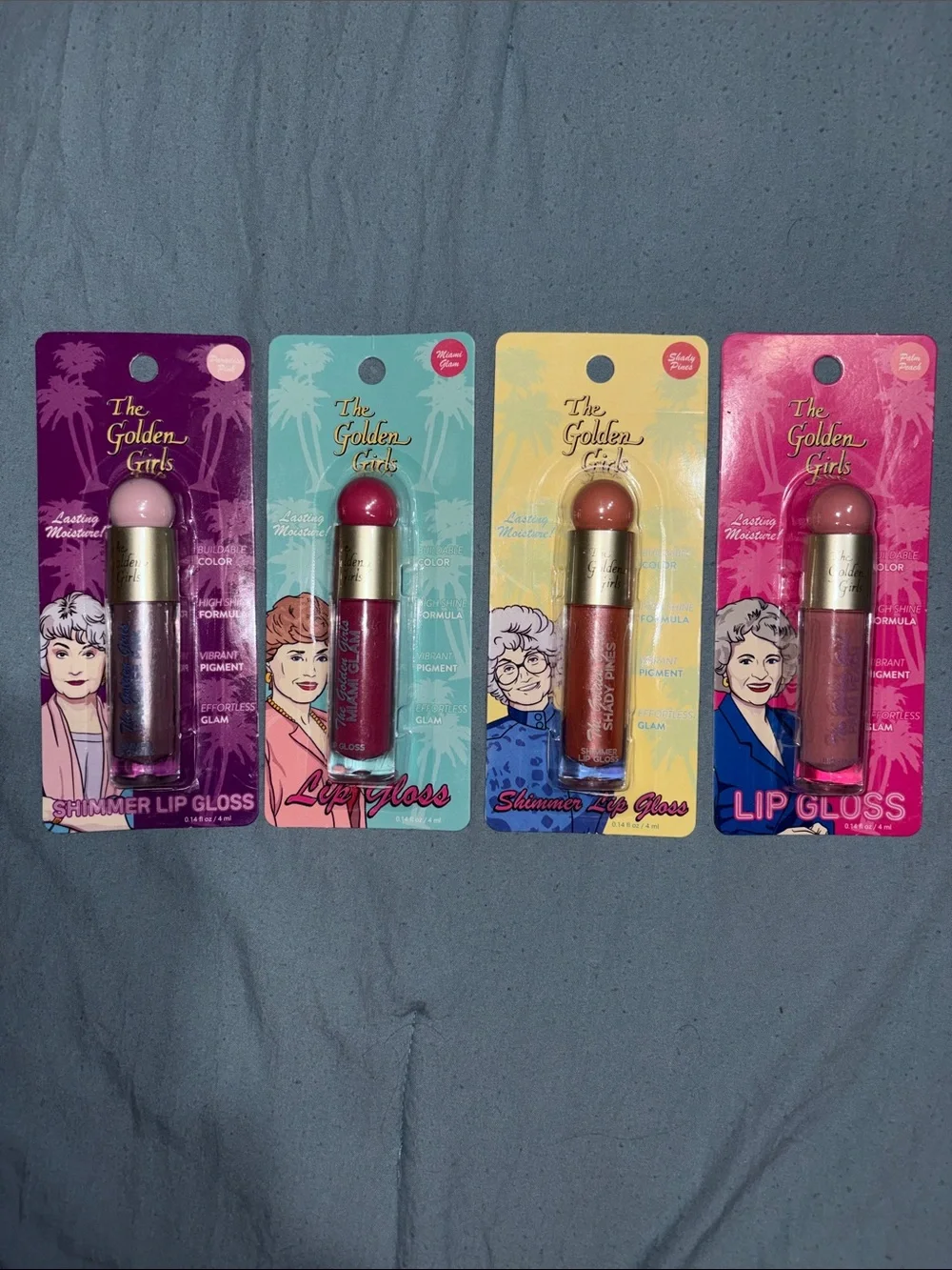 The Golden Girls - Shimmer Lip Glosses - 4 (***read description 🤣)
